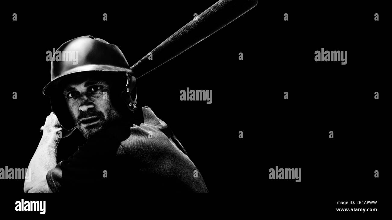 Joueur de baseball Banque D'Images