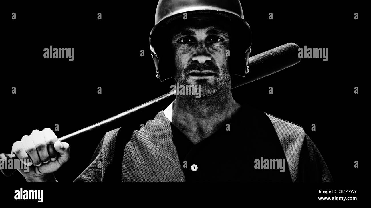 Joueur de baseball Banque D'Images