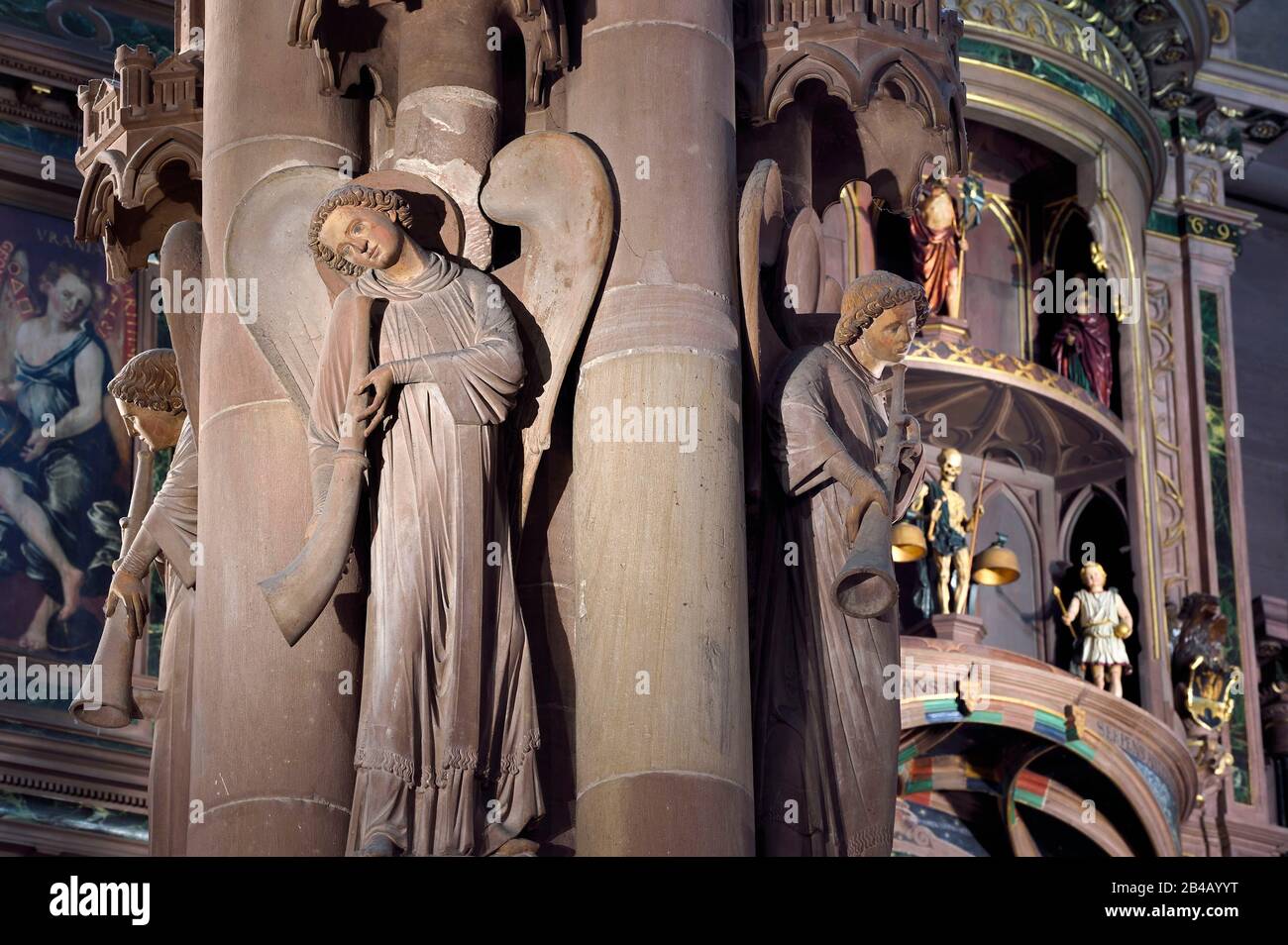Le pilier des anges strasbourg Banque de photographies et d’images à