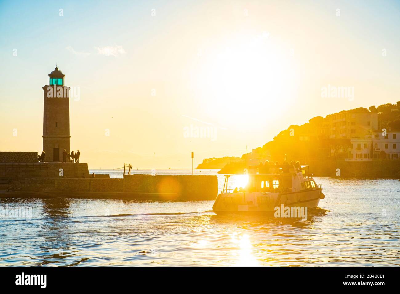 France, Bouches du Rhône, Cassis, le port Banque D'Images