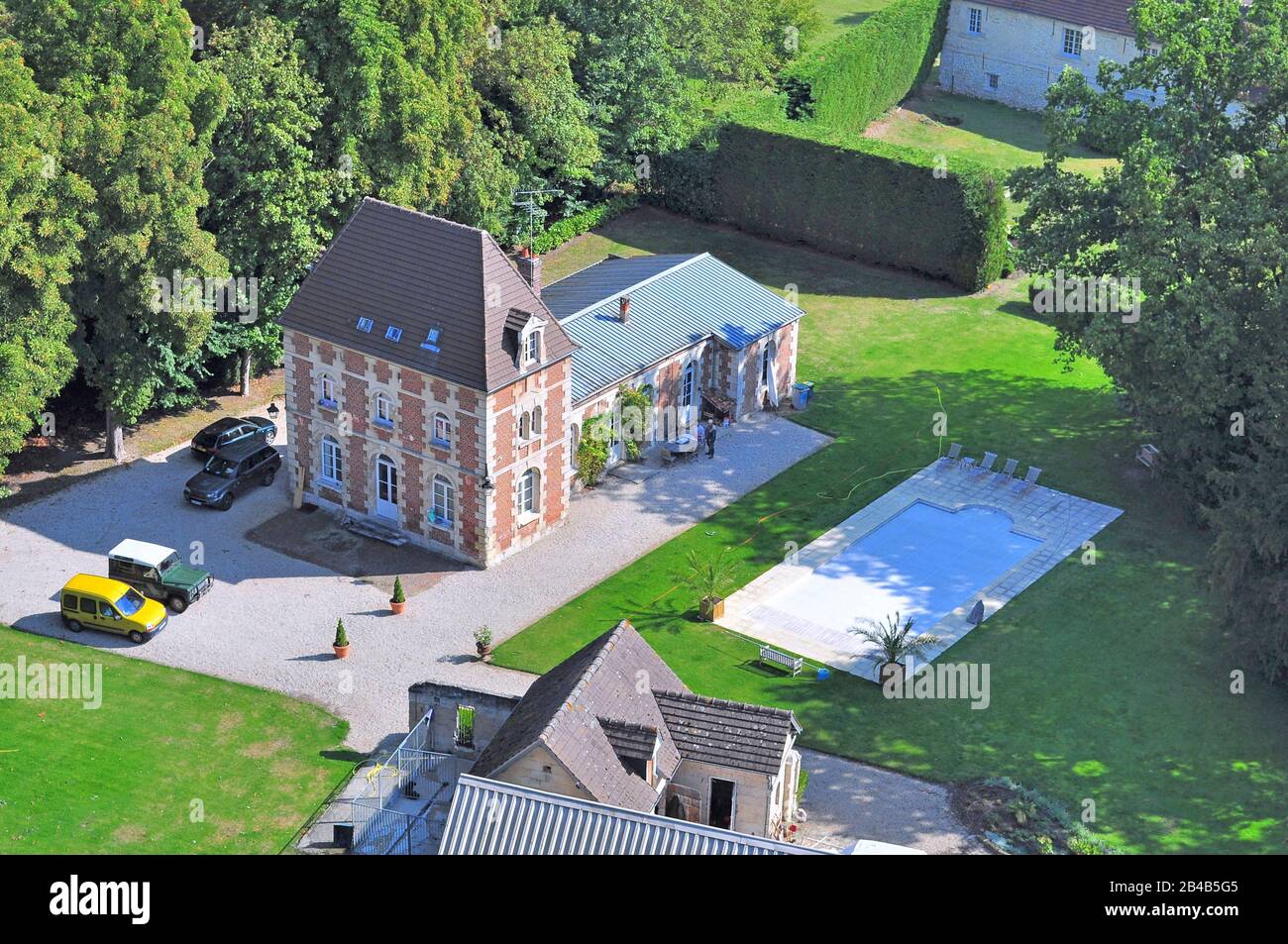 France, Picardie, Oise, Compiègne, Pavillon De Chasse Banque D'Images