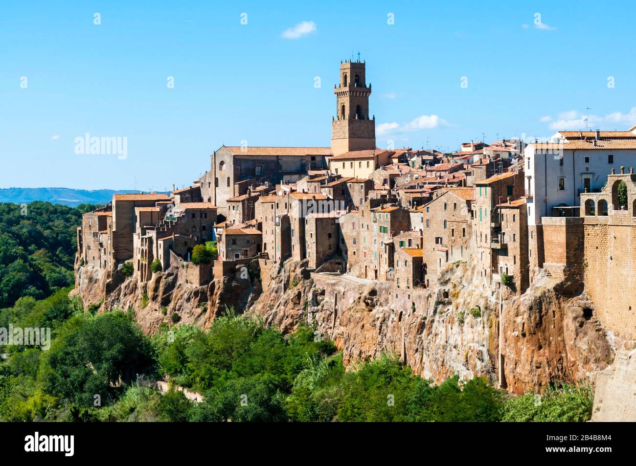 Italie, Toscane, Maremme, Province De Grosseto, Pitigliano Banque D'Images