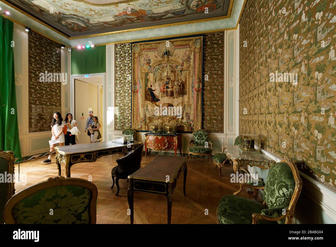 France, Paris, Site Classé Au Patrimoine Mondial De L'Unesco, Musée Du Louvre, Dessin Chinois Banque D'Images