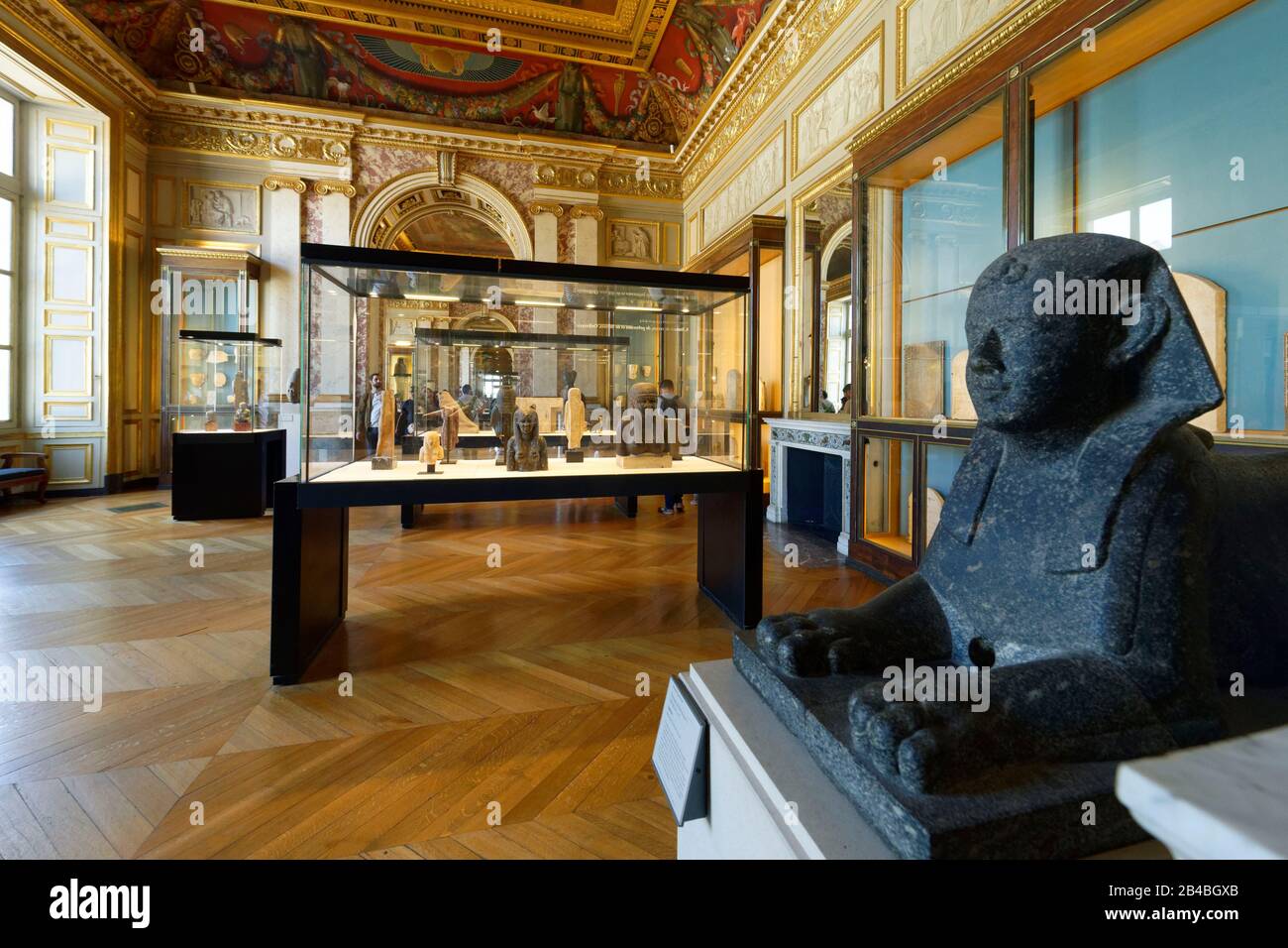 France, Paris, région classée au patrimoine mondial par l'UNESCO, musée du Louvre, musée Charles X, septième salle, Département des antiquités égyptiennes Banque D'Images