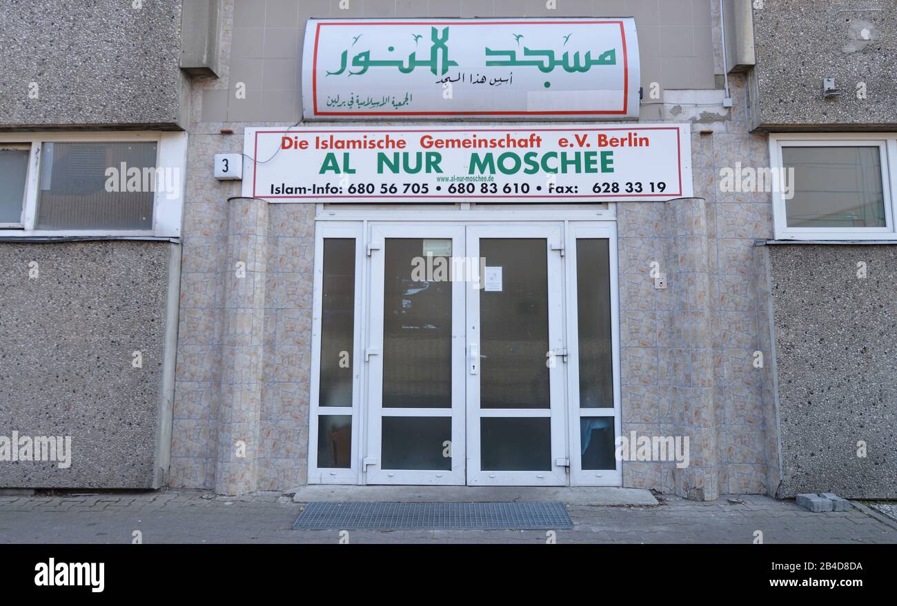 Al Nur Moschee, Haberstrasse, Neukölln, Berlin, Deutschland Banque D'Images