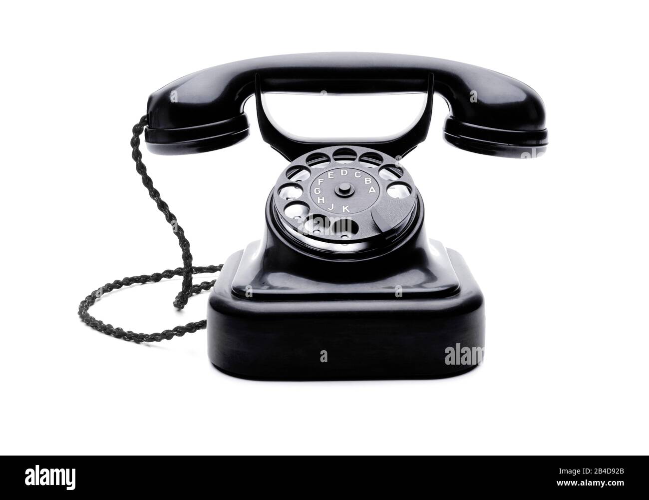 Vieux téléphone nostalgique Banque D'Images