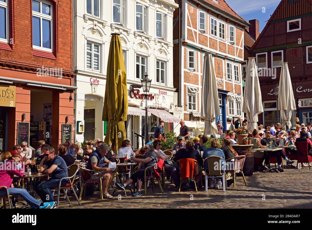 Europe, Allemagne, Basse-Saxe, Stade, Hambourg, ville métropolitaine, Hanseatic, Hansehafen, salon du marché du poisson, Banque D'Images