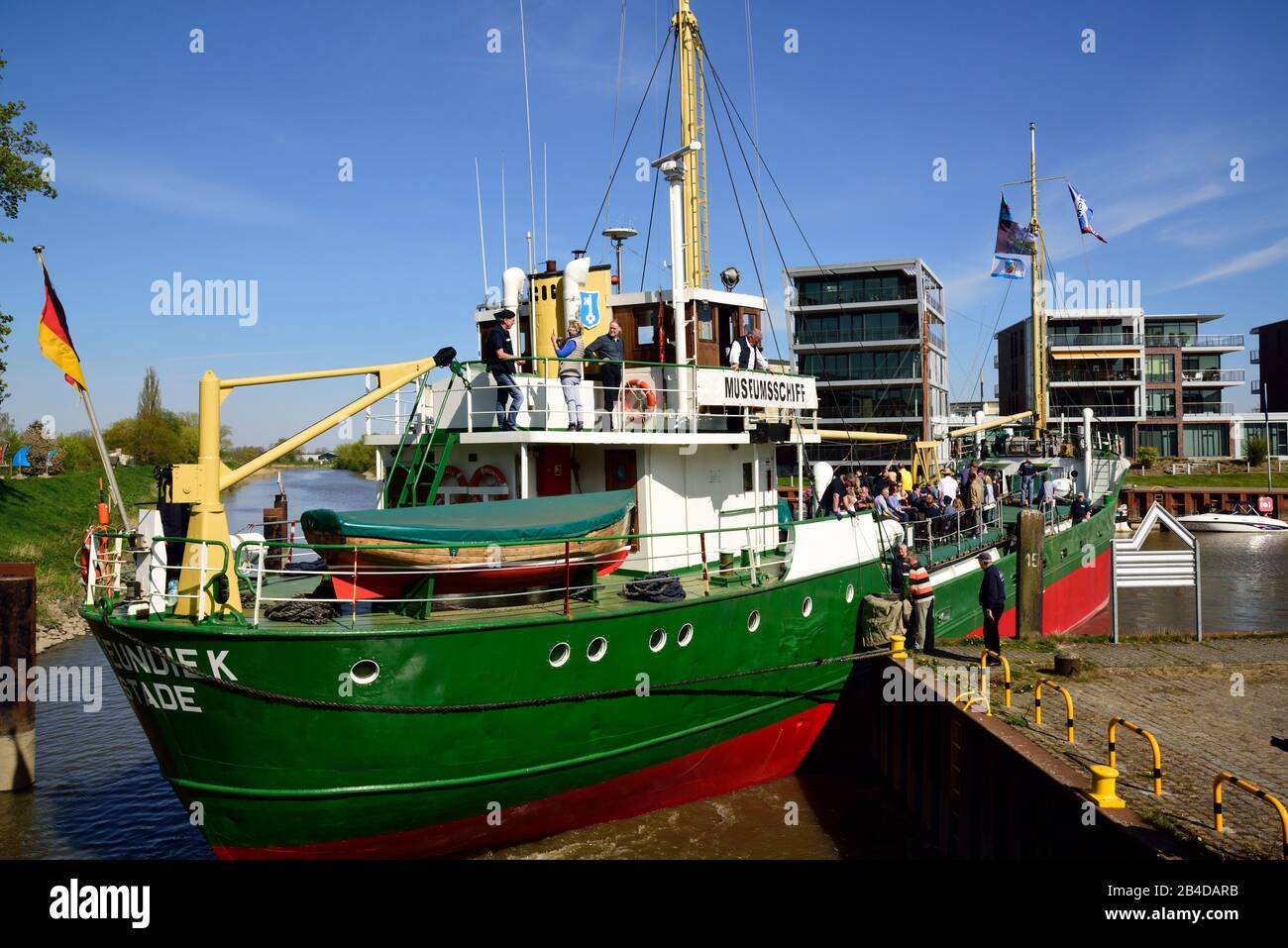 Europe, Allemagne, Basse-Saxe, Stade, Hambourg, ville métropolitaine, Hanseatic, port de la ville, musée de Geundiek, Banque D'Images