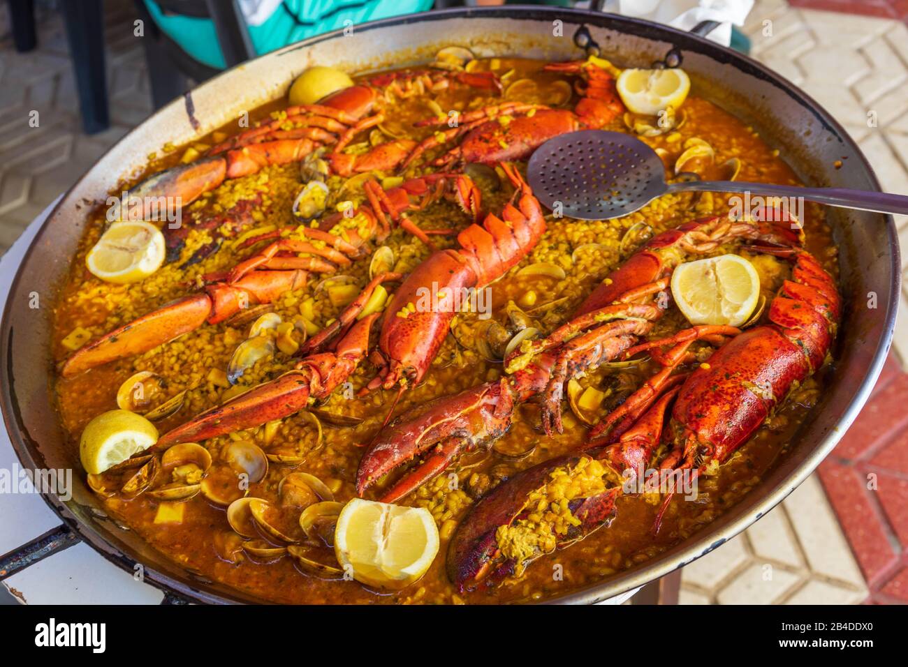 Une Délicieuse Cuisine Espagnole Banque D'Images