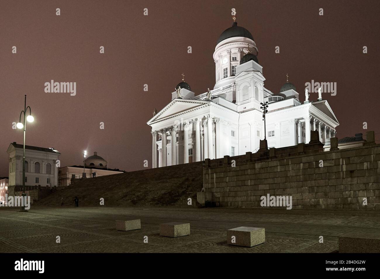 La cathédrale d'Helsinki, en Finlande, conçue par l'architecte allemand Carl Ludwig Engel Banque D'Images