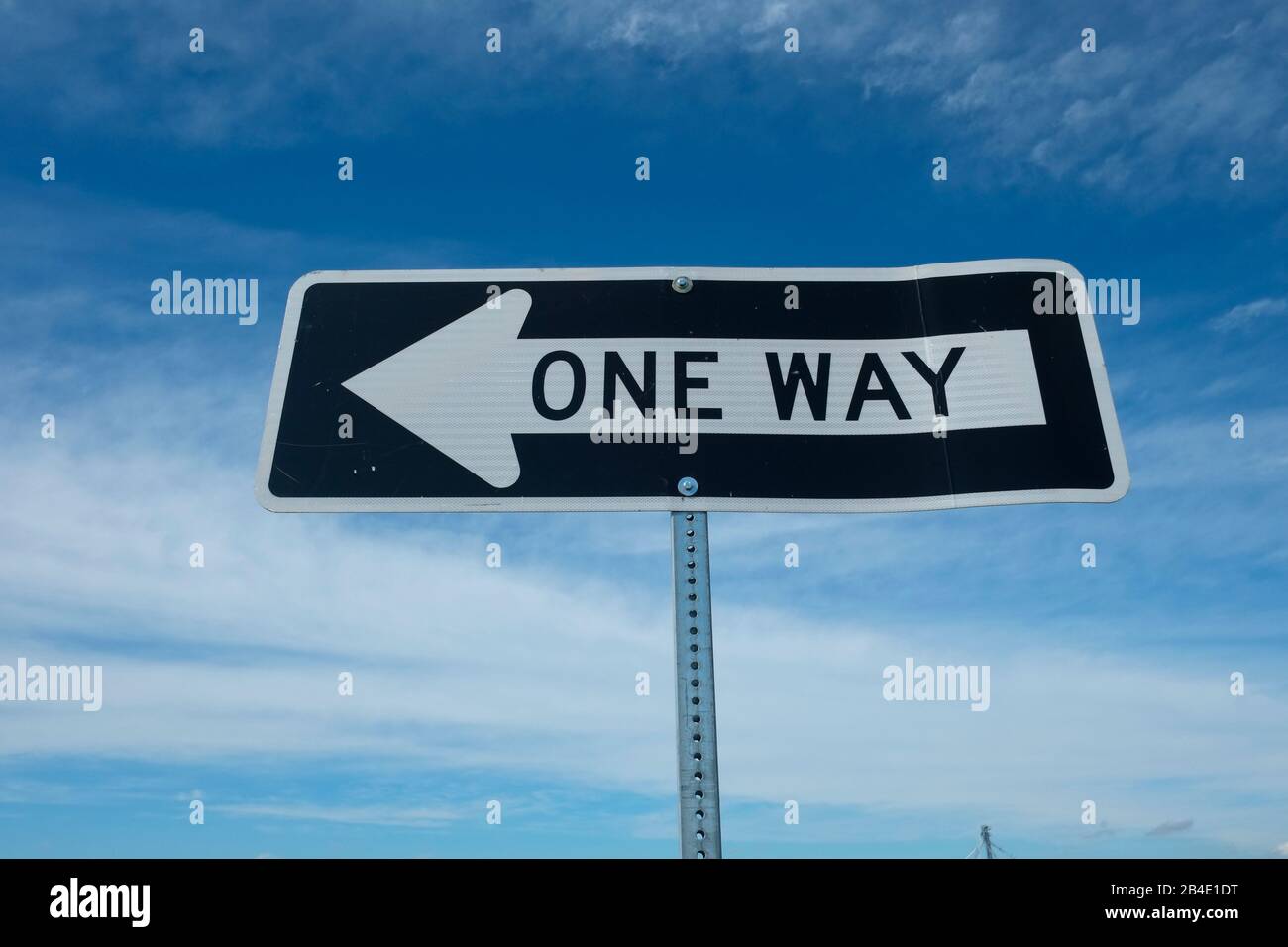 Aller rue, direction, trafic Banque D'Images