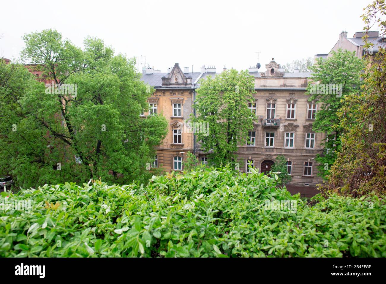 Vue Du Château Royal De Wawel, Cracovie, Pologne Banque D'Images