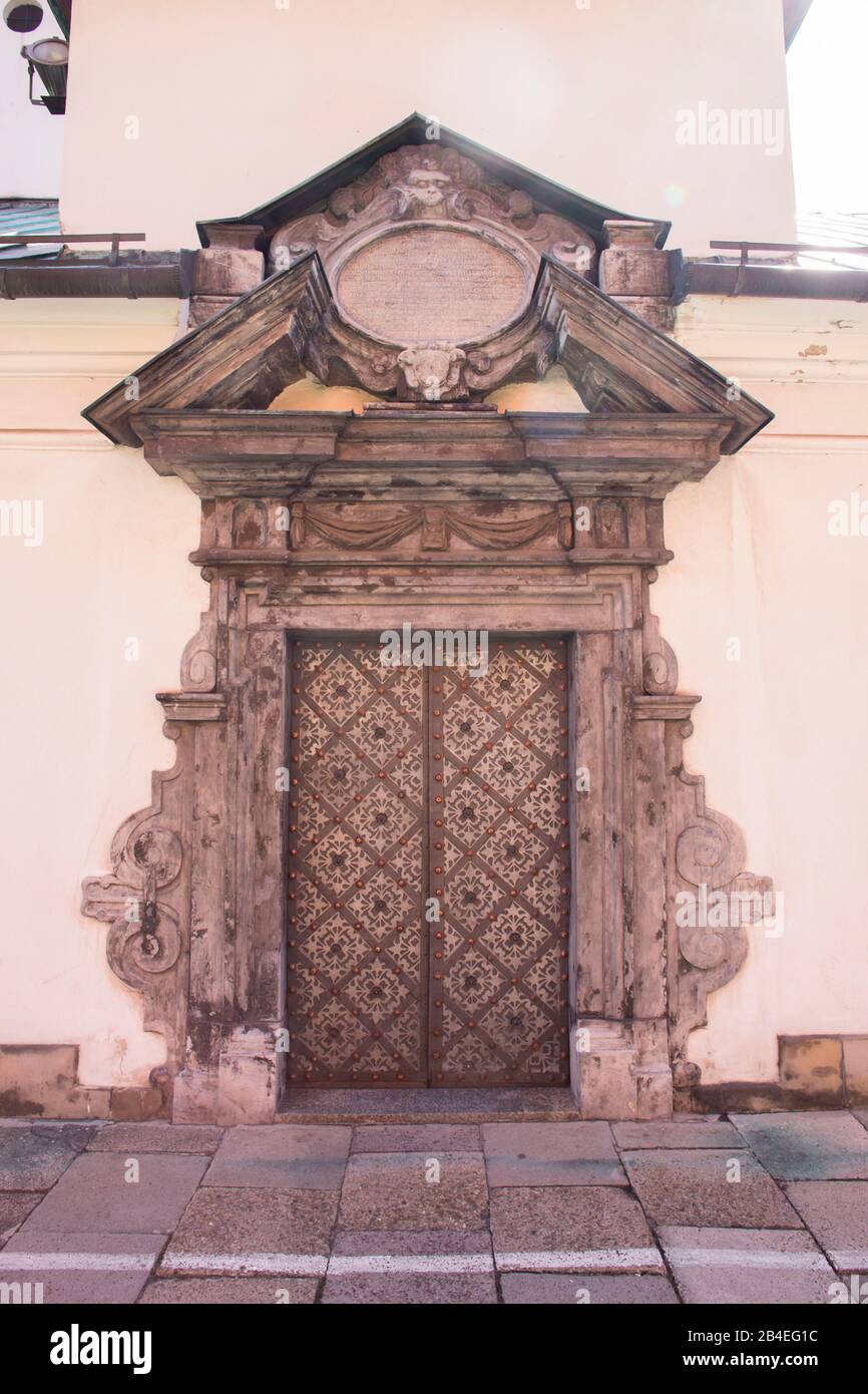 Portes Doubles, Vieille Ville De Cracovie, Pologne Banque D'Images