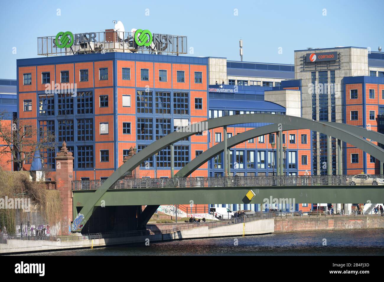 Gewerbepark, Spreebogen, Meierei Bolle, Alt-Moabit, Moabit, Berlin, Deutschland Banque D'Images