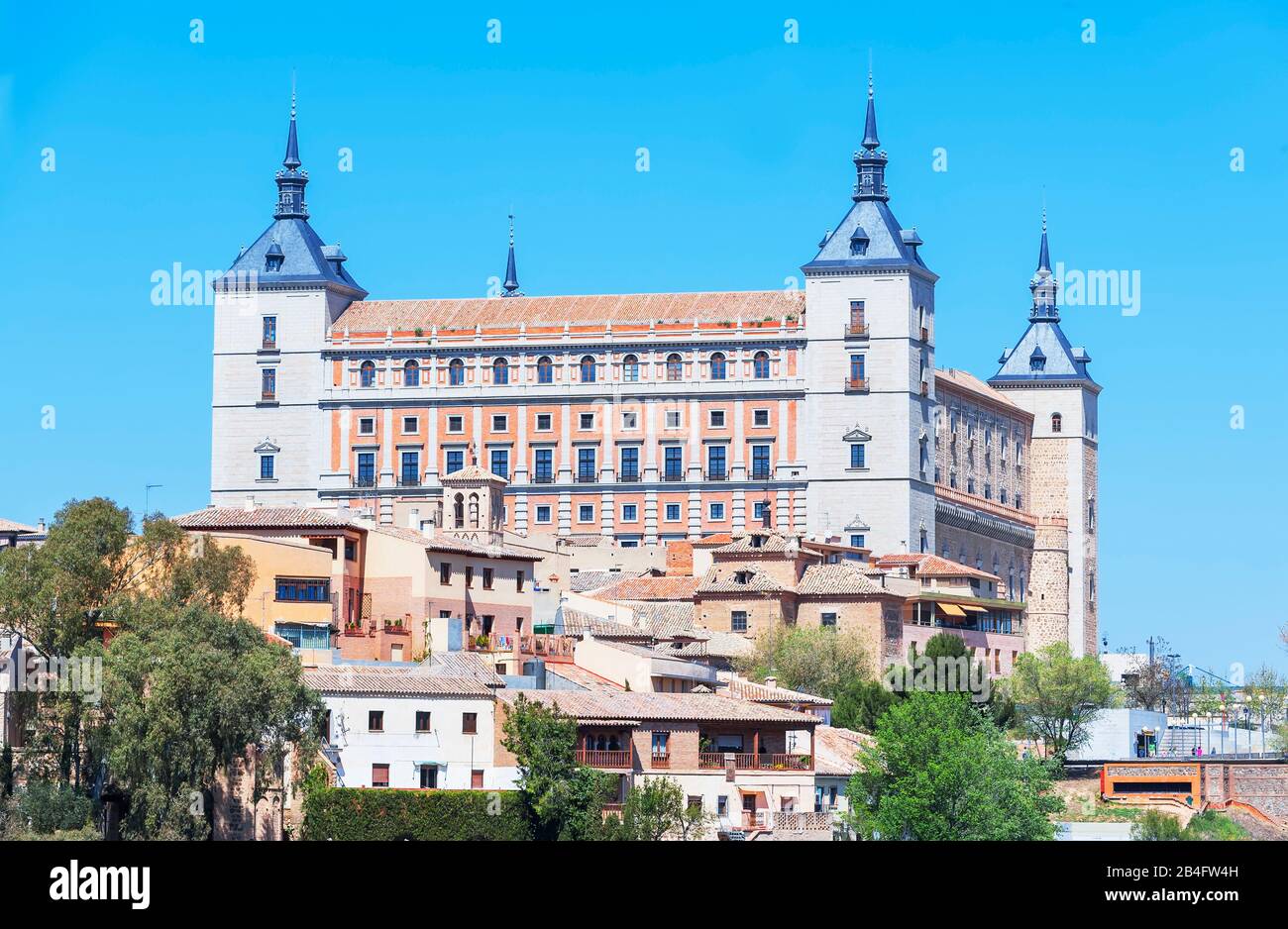 L'Alcazar, Tolède, Castilla La Mancha, Espagne Banque D'Images