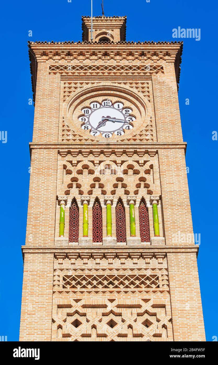 Clocktower,Tolède, Castille La Manche, Espagne Banque D'Images