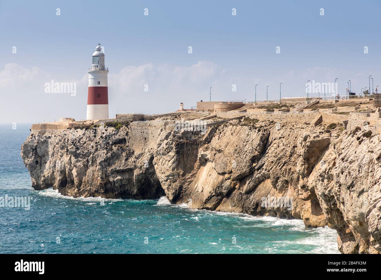 Phare De Trinity House, Europa Point, Gibraltar Banque D'Images