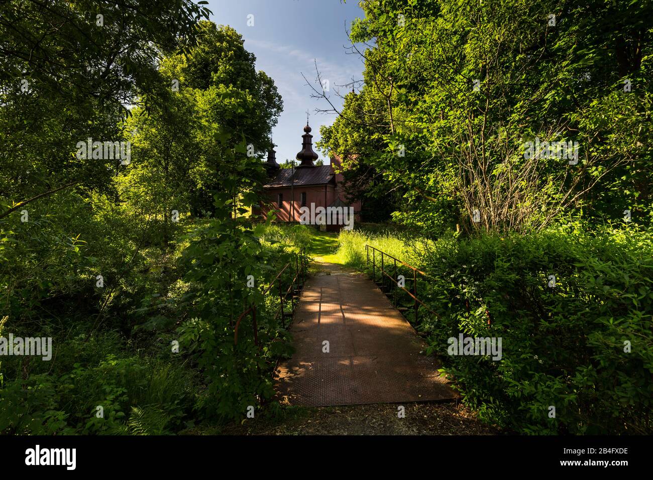 Europe, Pologne, Province De Lesser Pologne, Église De Blechnarka Banque D'Images