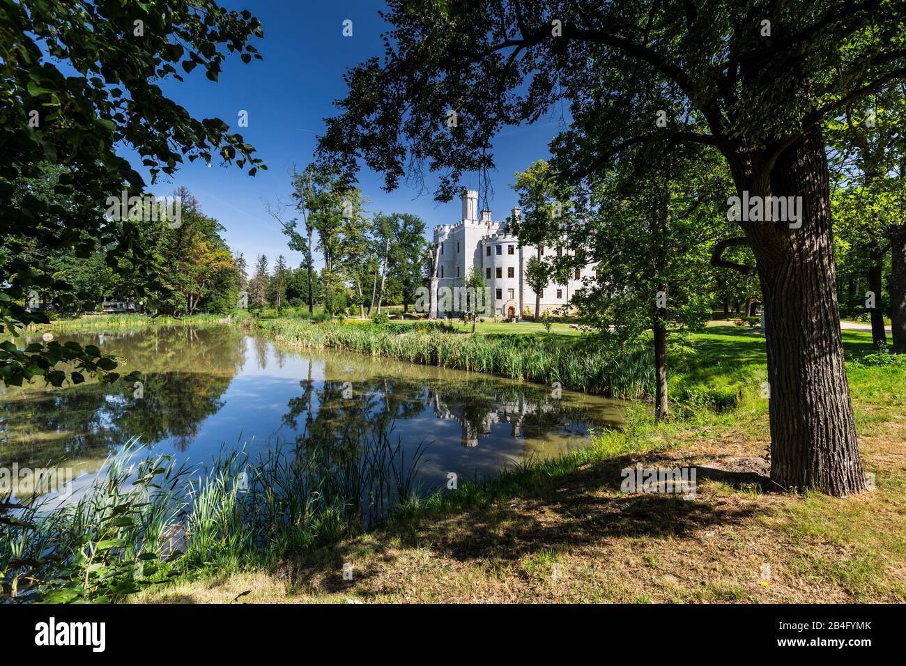 Europe, Pologne, Basse-Silésie, Château De Karpniki / Schloss Fischbach Banque D'Images