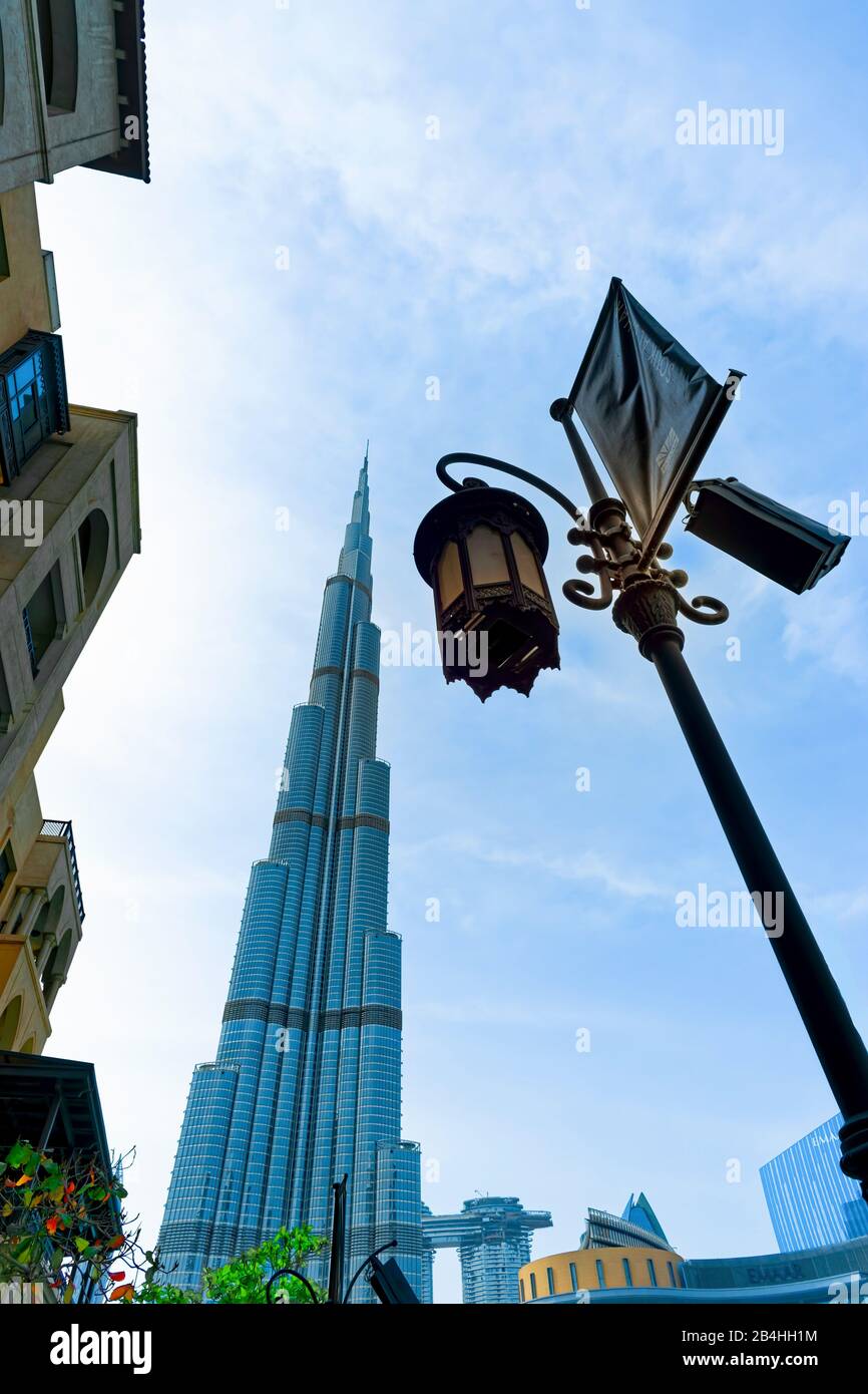 Dubaï, Vae, Place Emaar, Burj Khalifa, Dubaï Banque D'Images