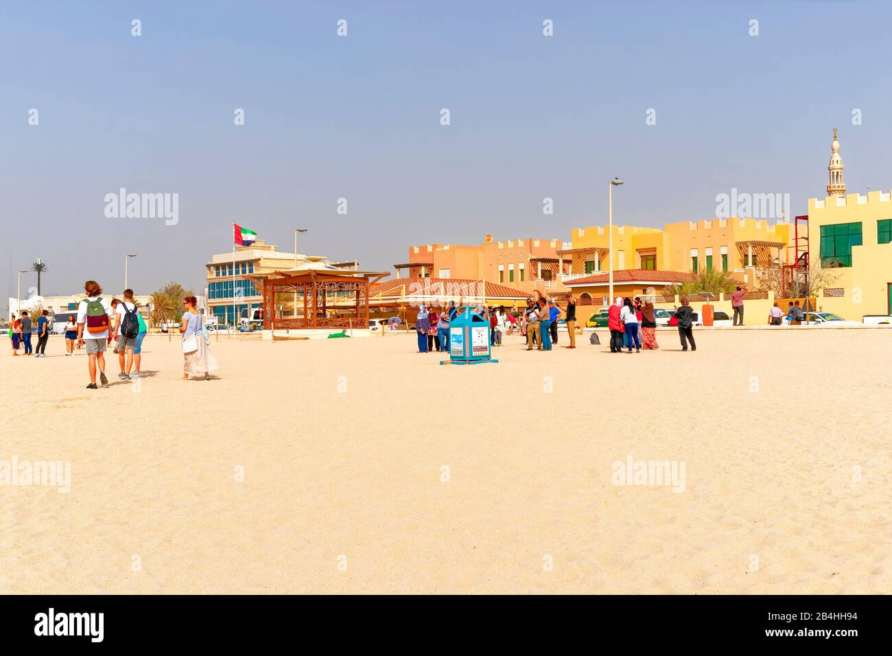 Dubaï, Émirats Arabes Unis, Jumeirah, Jumeihra Beach, Dubaï Banque D'Images