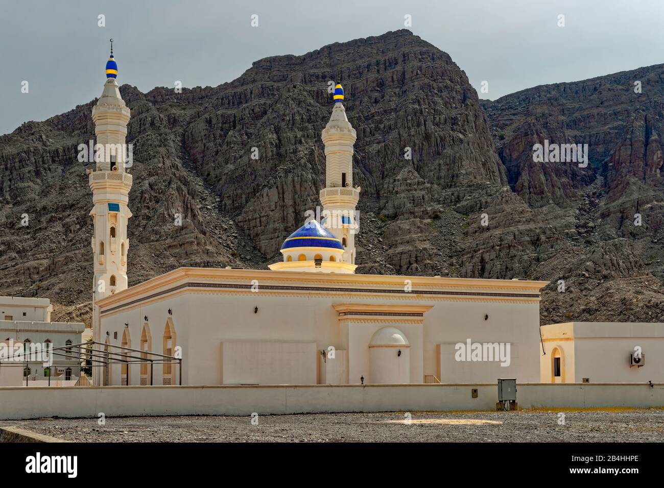 Oman, Mosquée Al Khasab, Khasab Banque D'Images