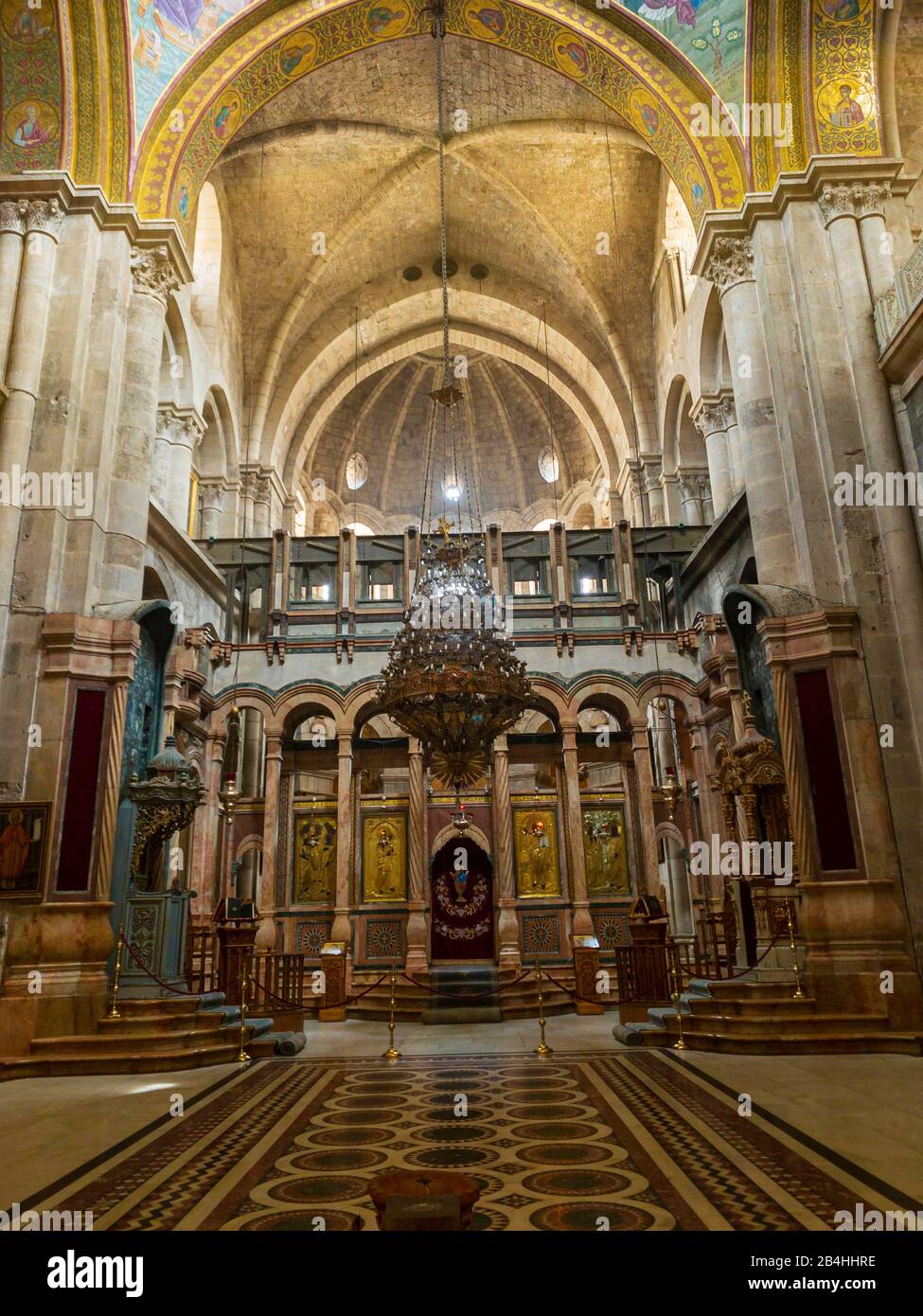 Israël, vue intérieure, Saint-Sépulcre, Jérusalem Banque D'Images