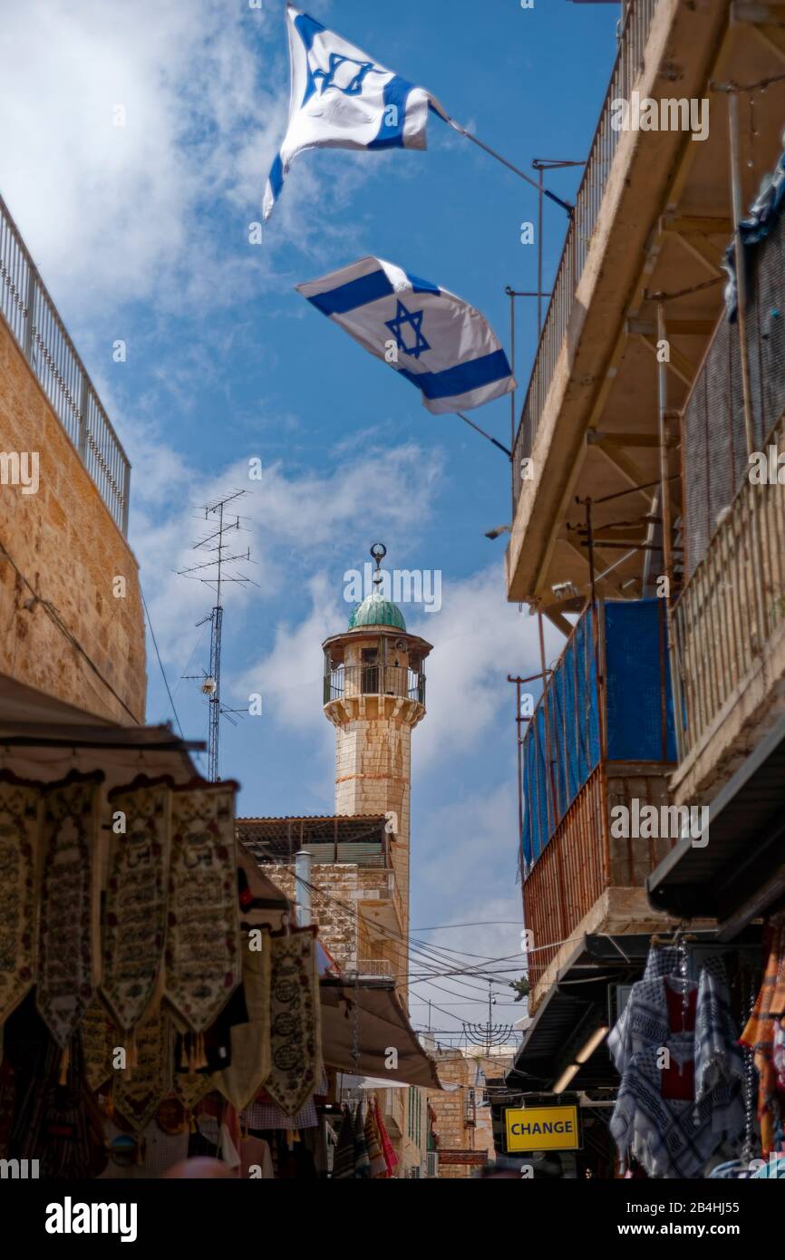 Israël, Quartier Musulman, Jérusalem Banque D'Images