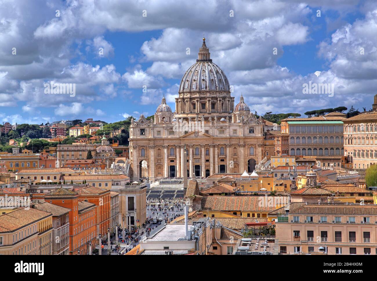 Basilique Saint-Pierre du Vatican, Rome, Latium, Italie Banque D'Images