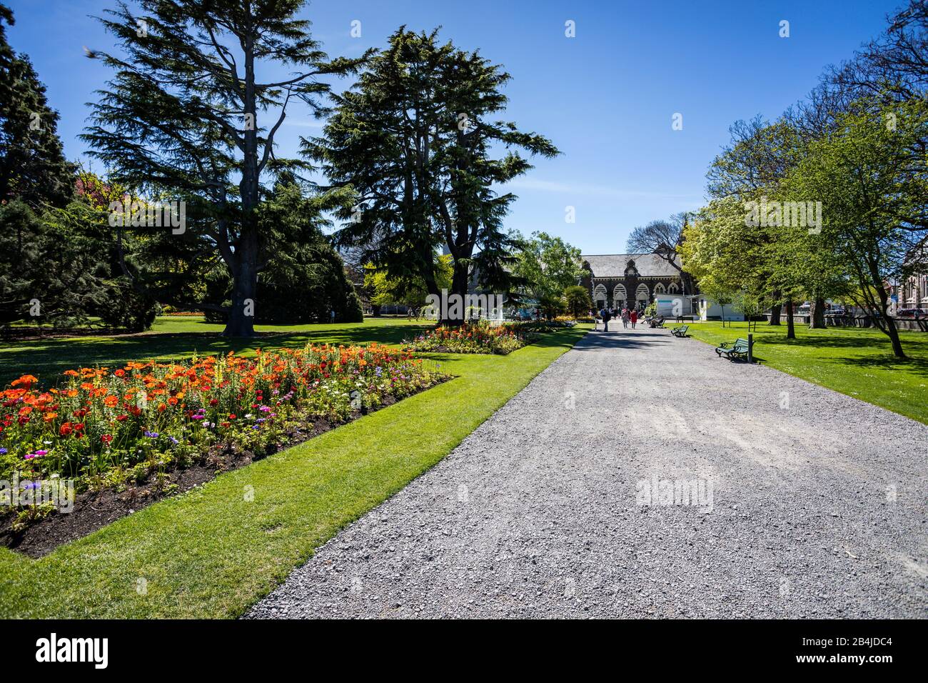 Jardins Botaniques De Christchurch, Nouvelle-Zélande, Île Du Sud Banque D'Images