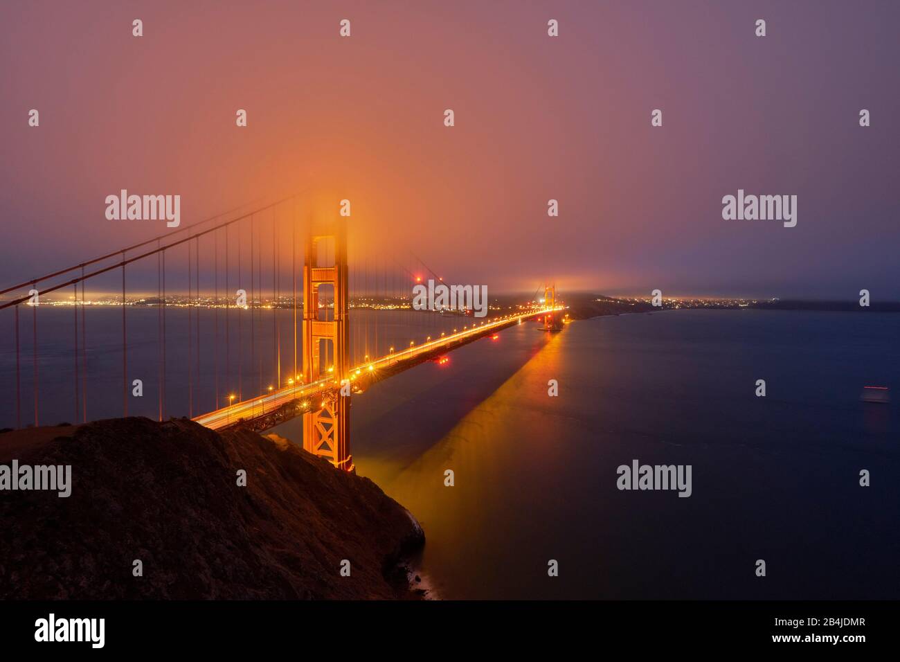 États-Unis, États-Unis D'Amérique, San Francisco, Golden Gate Bridge, Bay Area, Californie, Banque D'Images