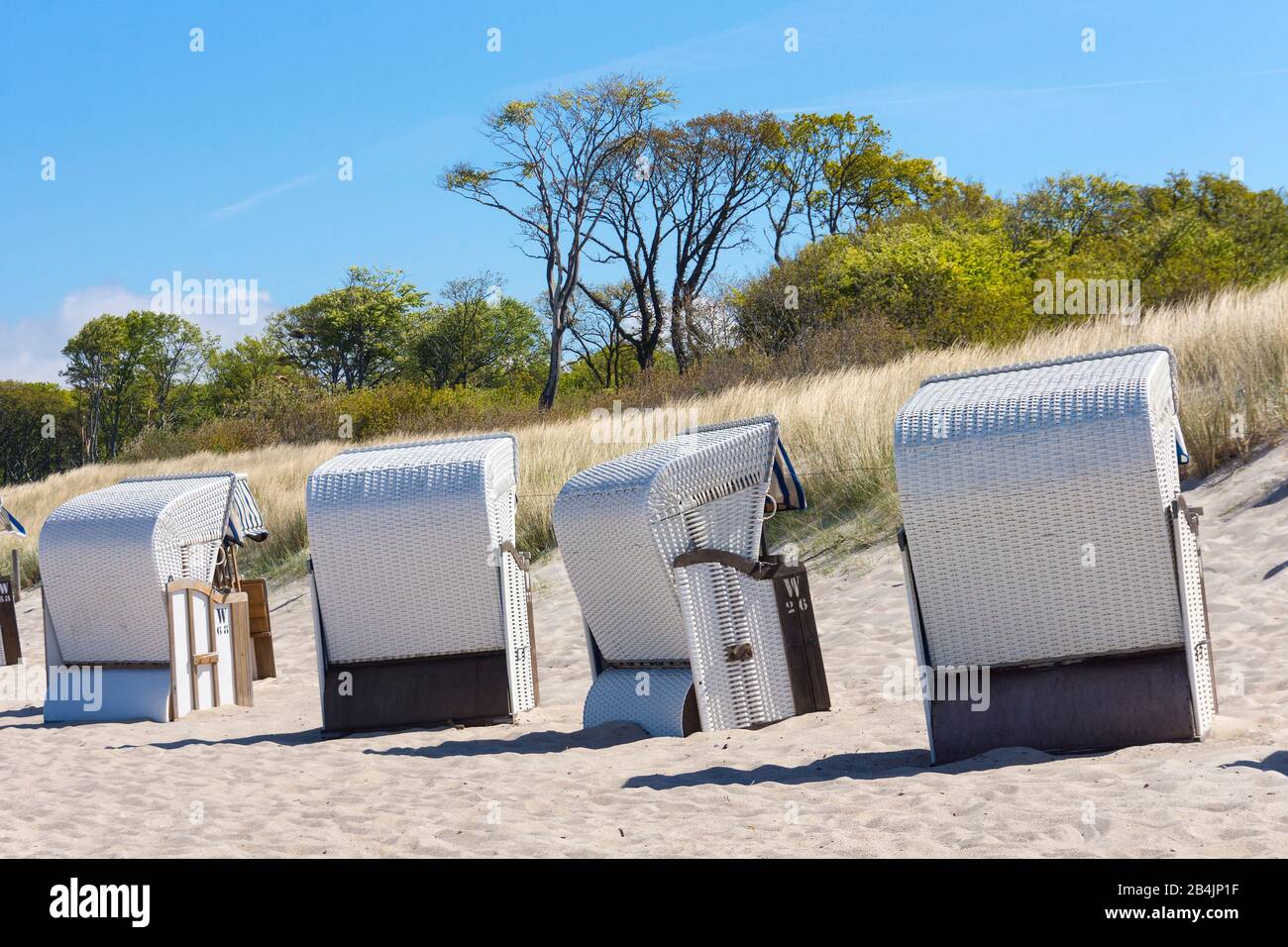 Schöllenstraße 1, Strand, Strandkörbe Banque D'Images