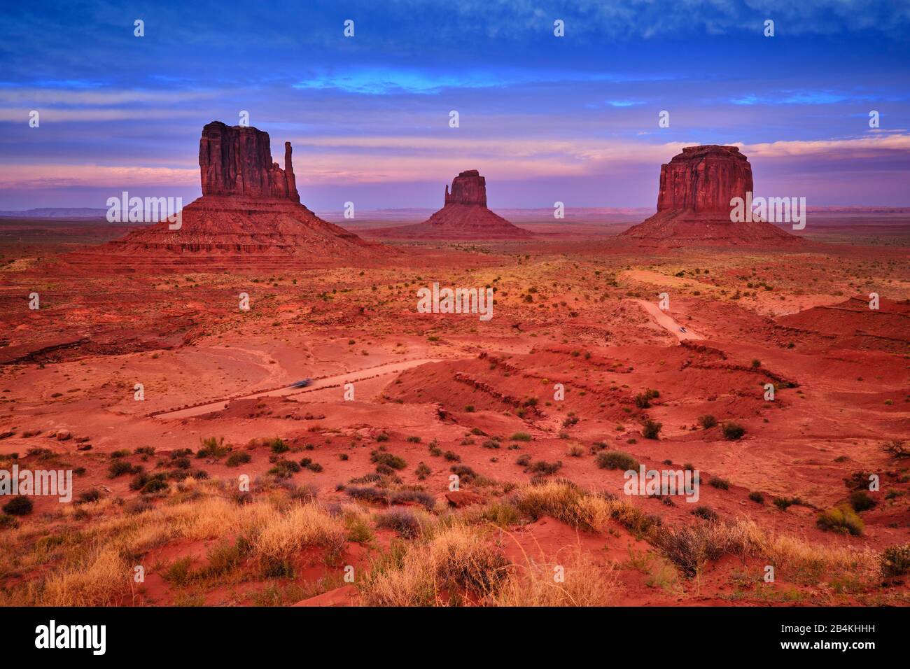 États-Unis, États-Unis D'Amérique, Monument Valley, Réserve De Navajo, Utah, Plateau Du Colorado, Chapeau Mexicain, Région À Quatre Coins, Olijato, Arizona Banque D'Images