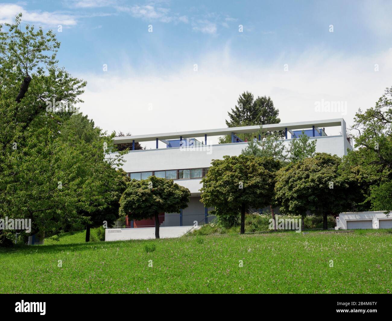 Weißenhofsiedlung, Le Corbusier House, Stuttgart, Patrimoine Mondial De L'Unesco, Bade-Wurtemberg, Allemagne Banque D'Images