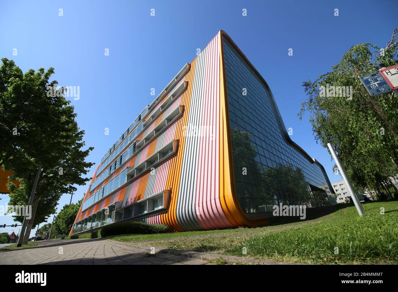 Allemagne, Saxe-Anhalt, Magdeburg, Usine Expérimentale, Otto Von Guericke University Magdeburg. Banque D'Images