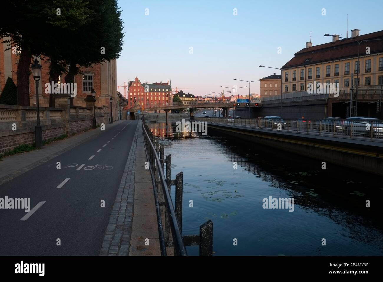Stockholm, Suède, bâtiments historiques à Gamla Stan, vieille ville, site classé au patrimoine mondial de l'UNESCO Banque D'Images