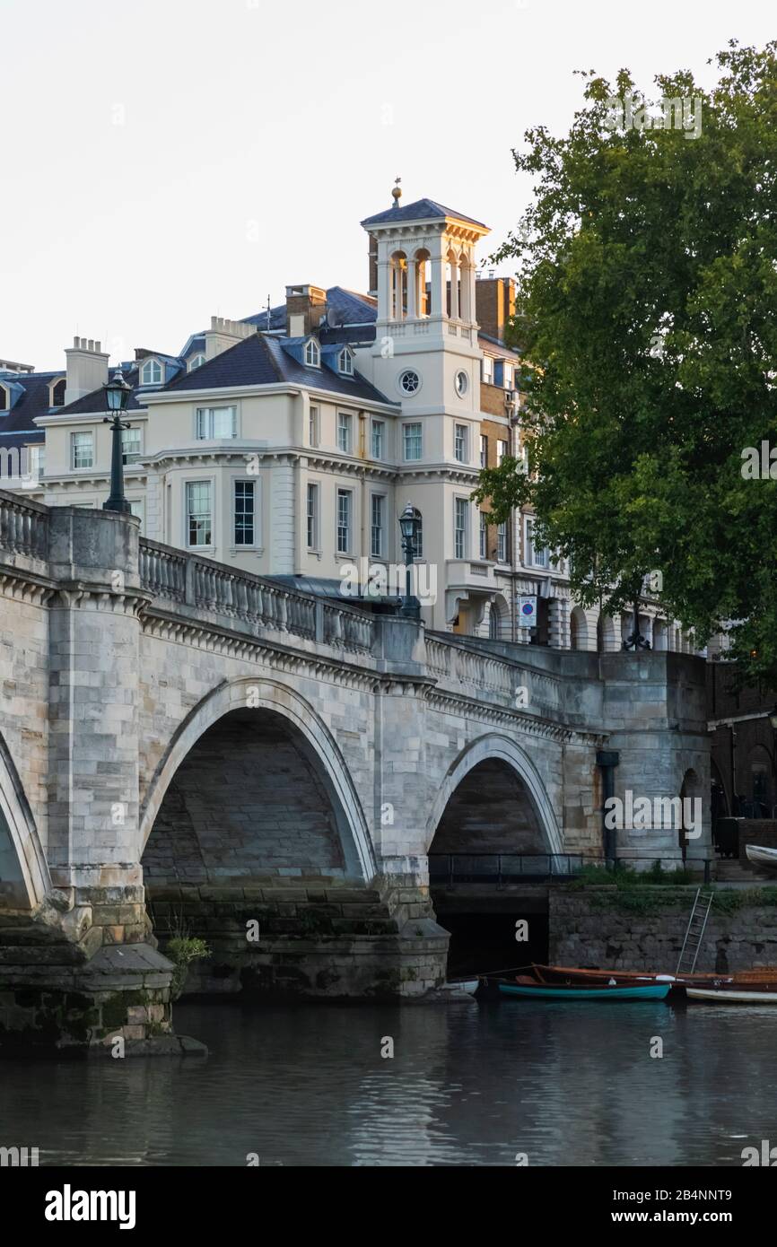 L'Angleterre, Londres, Richmond, Richmond Bridge Banque D'Images