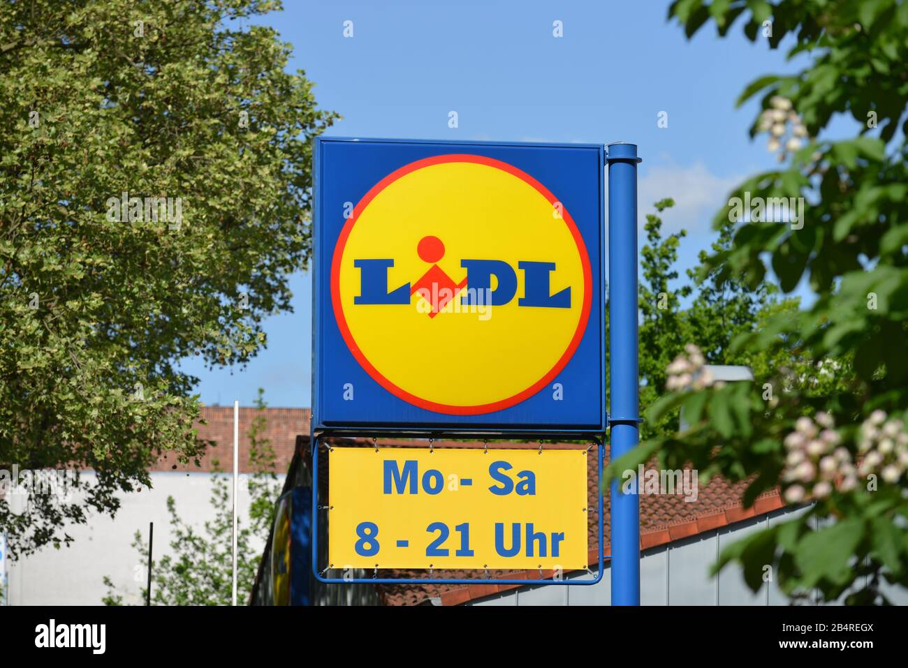 Lidl Markt, Steglitz. Berlin, Allemagne Banque D'Images