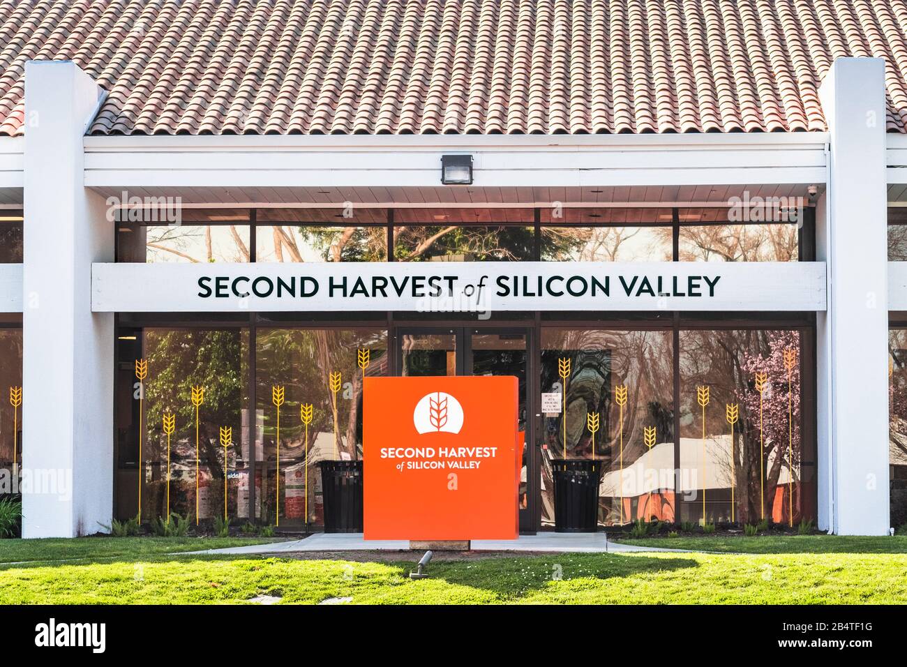27 févr. 2020 San Jose / CA / USA - deuxième récolte des installations de la Silicon Valley, une partie de Feeding America, une organisation à but non lucratif basée aux États-Unis Banque D'Images