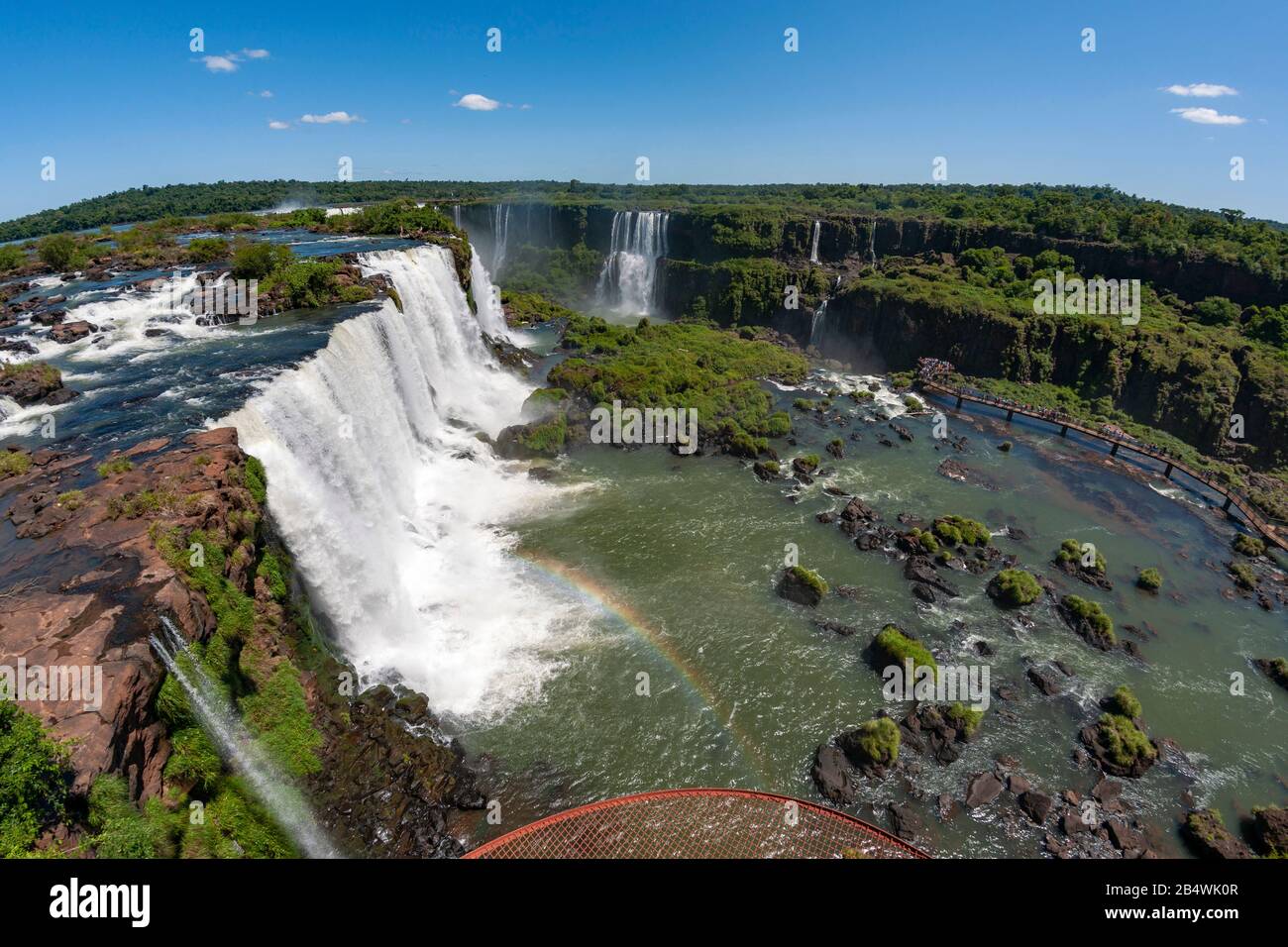 Chutes D'Iguaçu (Foz Do Iguaçu), Brésil. Banque D'Images