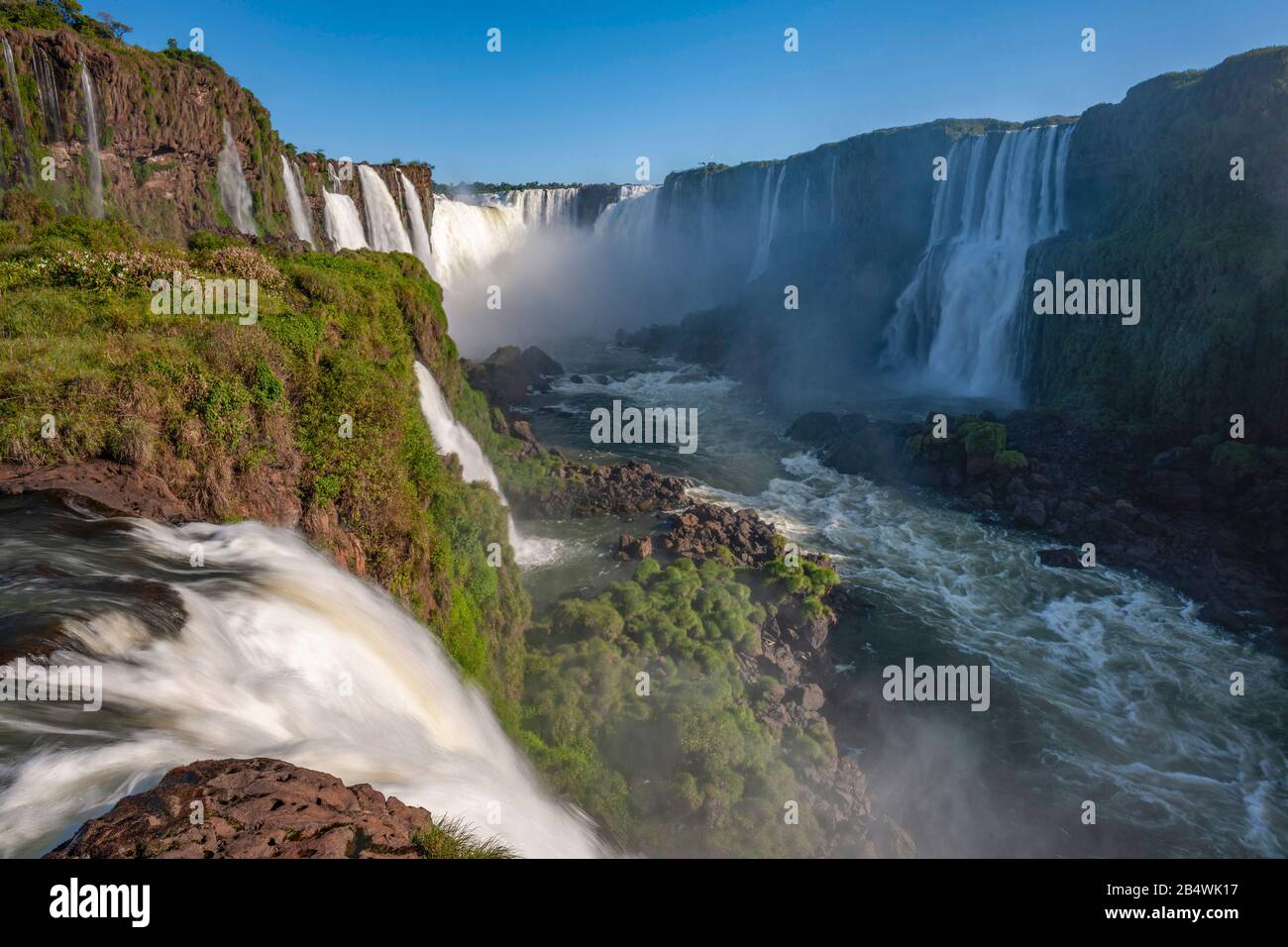 Chutes D'Iguaçu (Foz Do Iguaçu), Brésil. Banque D'Images