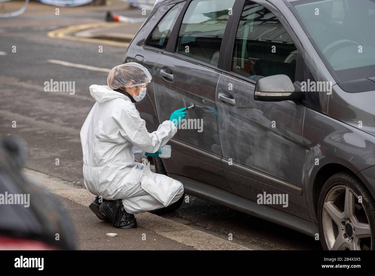 Southend, Essex, Royaume-Uni. 7 mars 2020. La police d'Essex enquête sur des lieux de crimes graves sur la route Cromer, à Southend-On-Sea, dans l'Essex. La police a été appelée à 5 heures du matin. On ne sait pas exactement pourquoi les services d'urgence ont été appelés à Southend ou si quelqu'un a été grièvement blessé. Plus d'informations à venir. Crédit: Ricci Fothergill/Alay Live News Banque D'Images