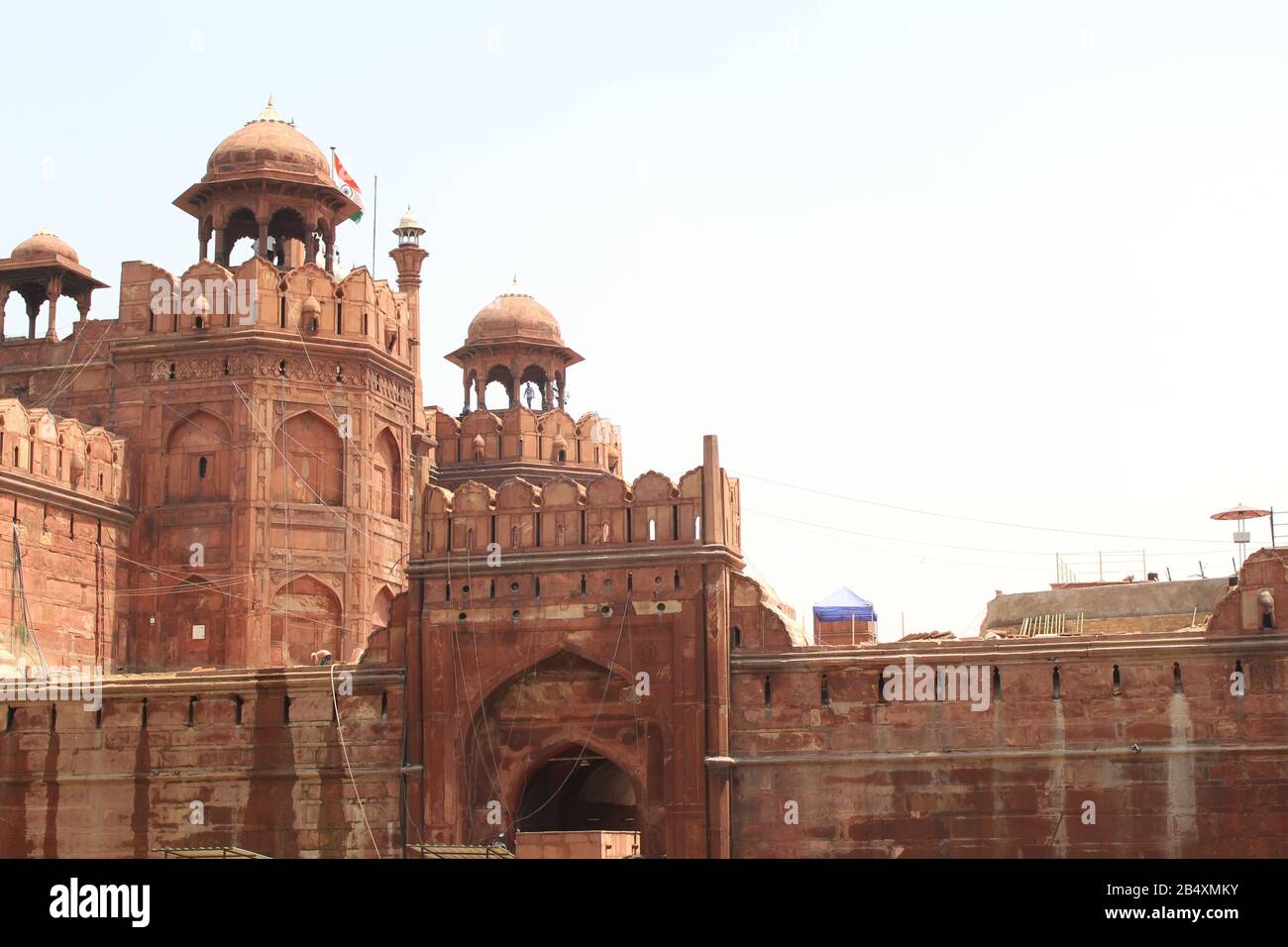 fort rouge ( lal kila ) Banque D'Images