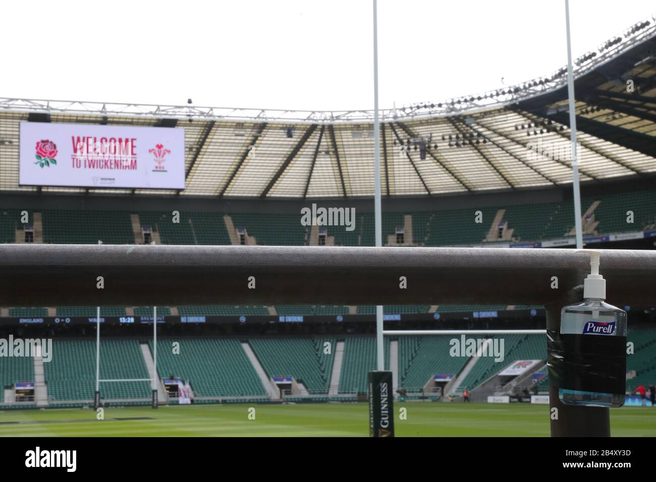 DISTRIBUTEURS,STADE, ANGLETERRE V PAYS DE GALLES GUINNESS SIX NATIONS 2020, 2020 Banque D'Images