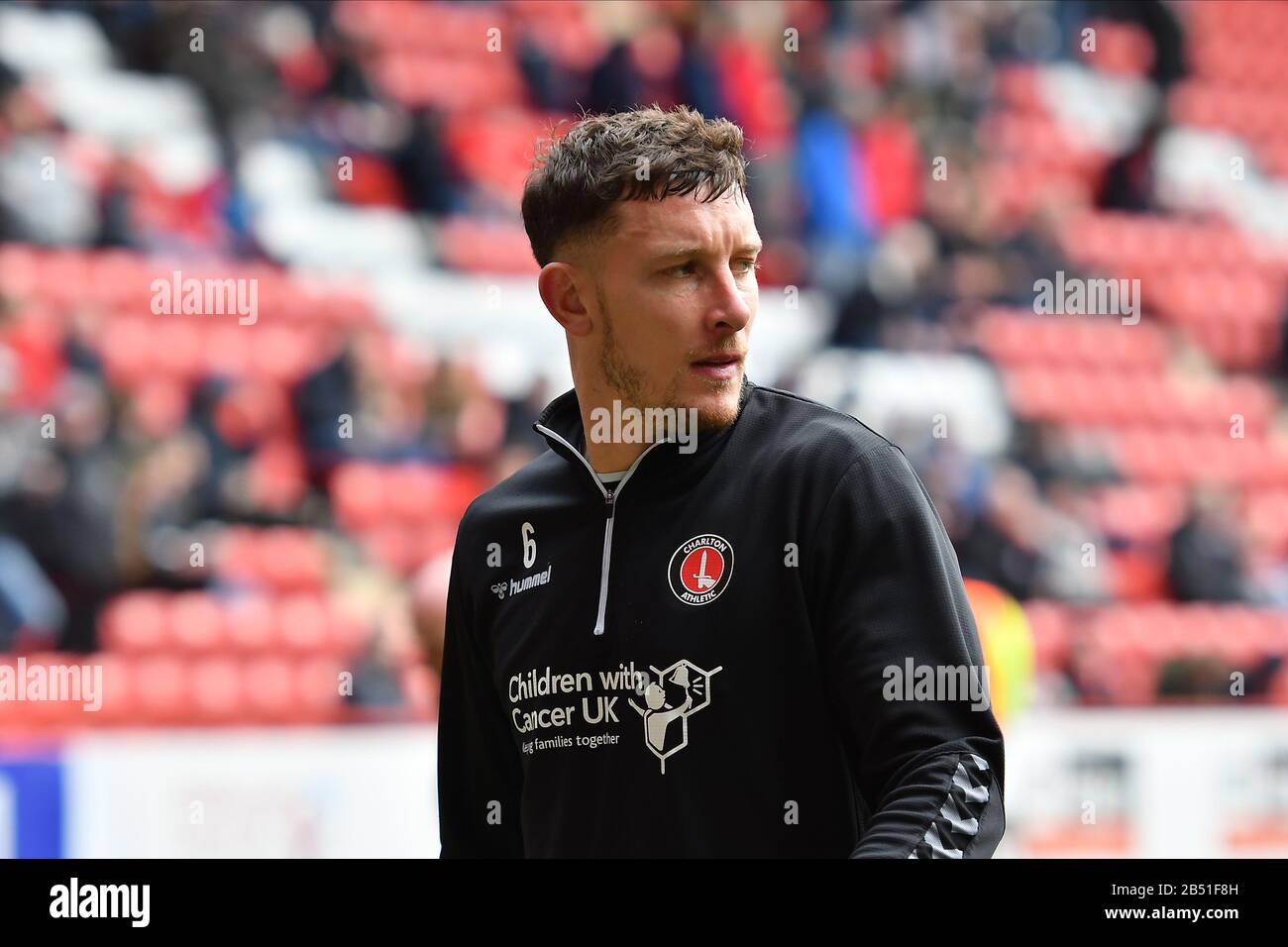 Londres, Royaume-Uni. 7 mars 2020. Jason Pearce de Charlton lors du match du championnat Sky Bet entre Charlton Athletic et Middlesbrough à la Valley, Londres, le samedi 7 mars 2020. (Crédit: Ivan Yordanov | MI News) la photographie ne peut être utilisée qu'à des fins de rédaction de journaux et/ou de magazines, licence requise à des fins commerciales crédit: Mi News & Sport /Alay Live News Banque D'Images