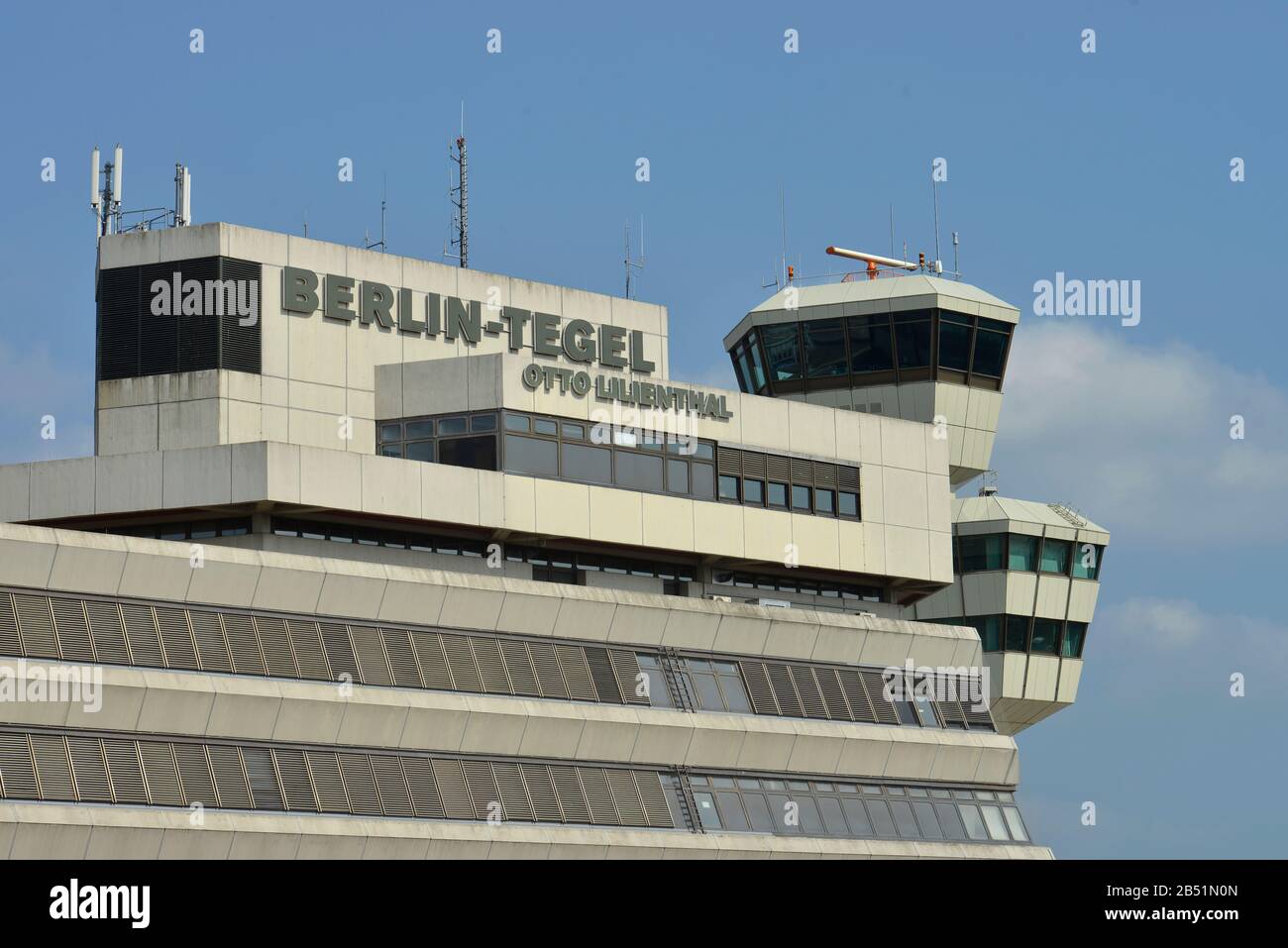 Tower, Flughafen, Tegel, Berlin, Deutschland, Reinickendorf Banque D'Images