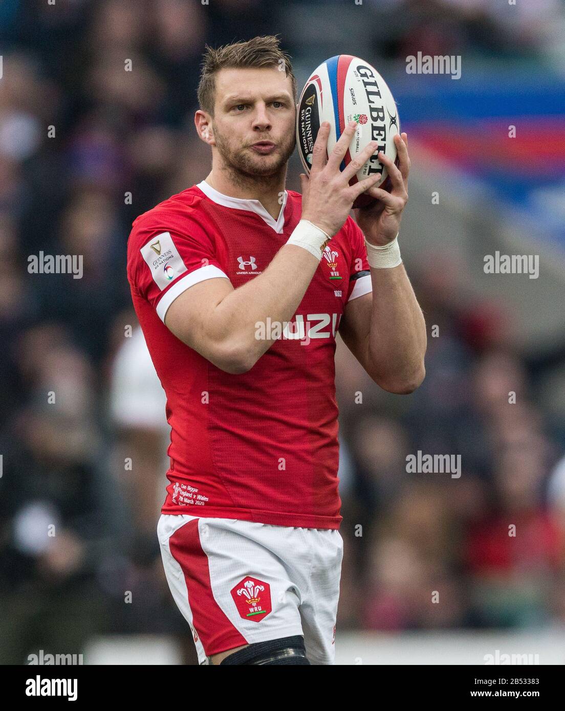 Londres, Royaume-Uni. 7 mars 2020. Rugby Union Guinness Six Nations Championship, Angleterre Contre Pays De Galles, Twickenham, 2020, 07/03/2020 Dan Biggar Of Wales Credit: Paul Harding/Alay Live News Banque D'Images