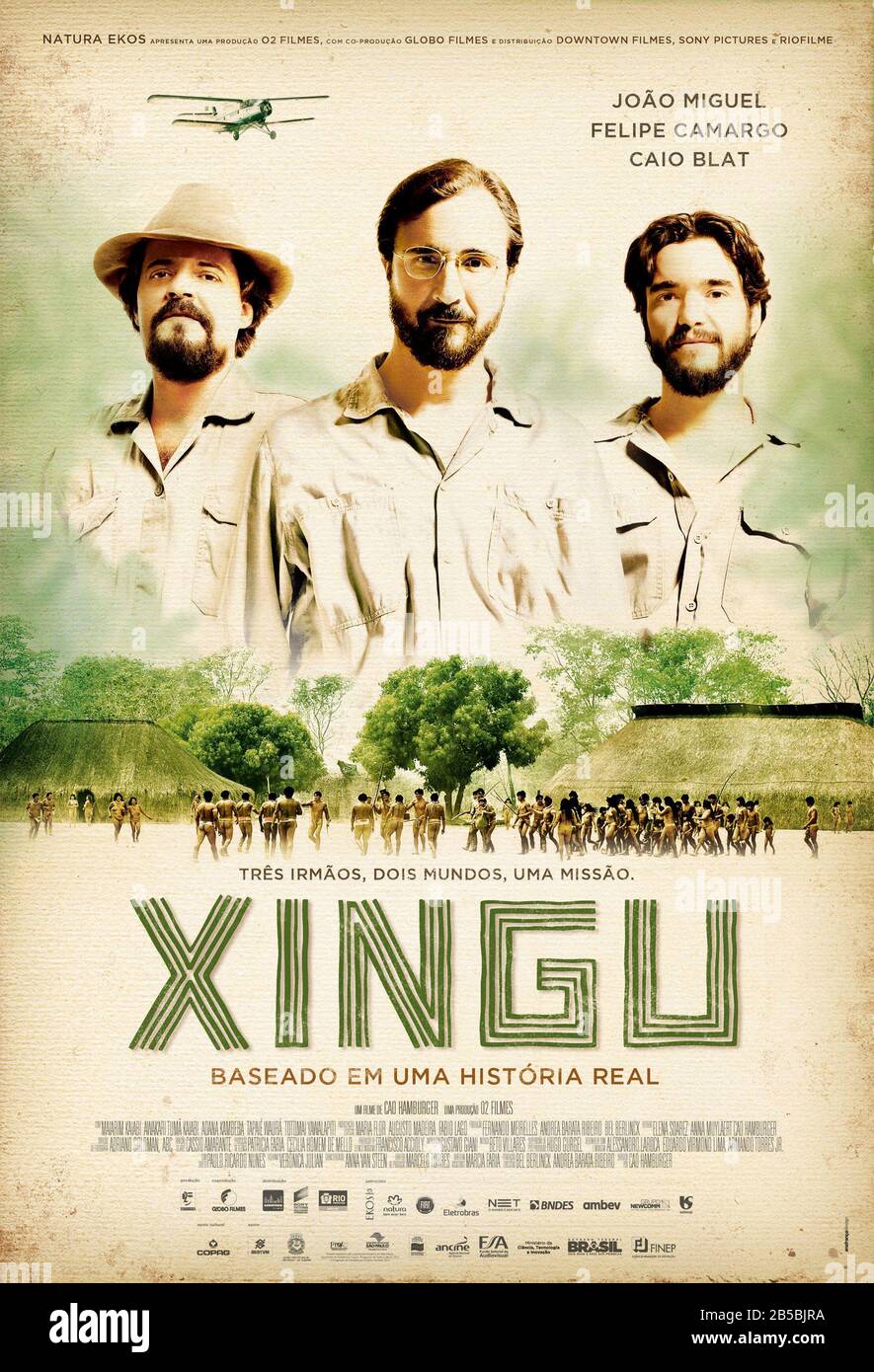 Xingu (2011), réalisé par CAO HAMBURGER. Crédit : Globo FILMES / O2 FILMES / Album Banque D'Images