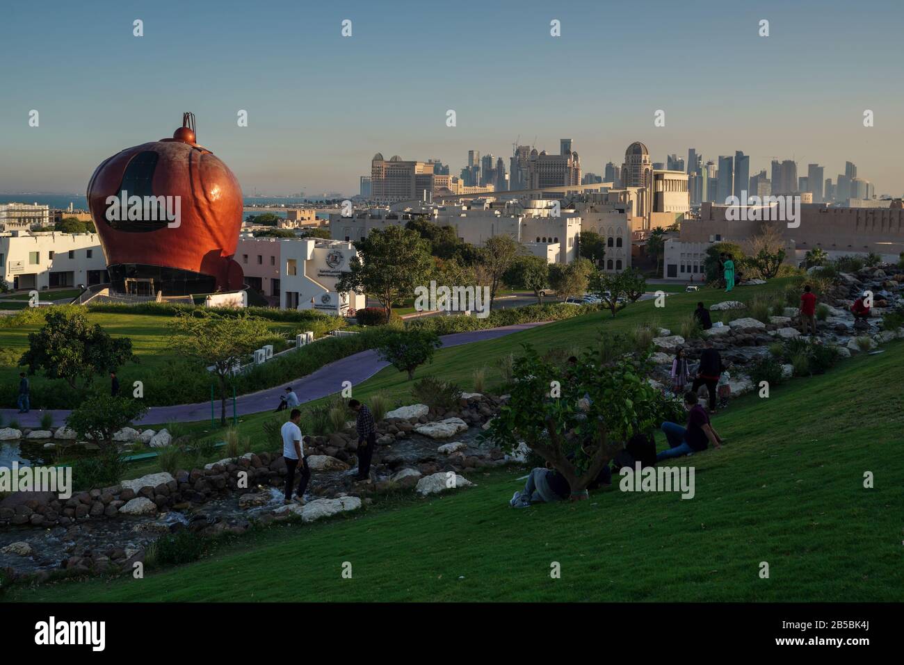 Bâtiments Du Katara Cultural Village, Doha, Qatar Banque D'Images