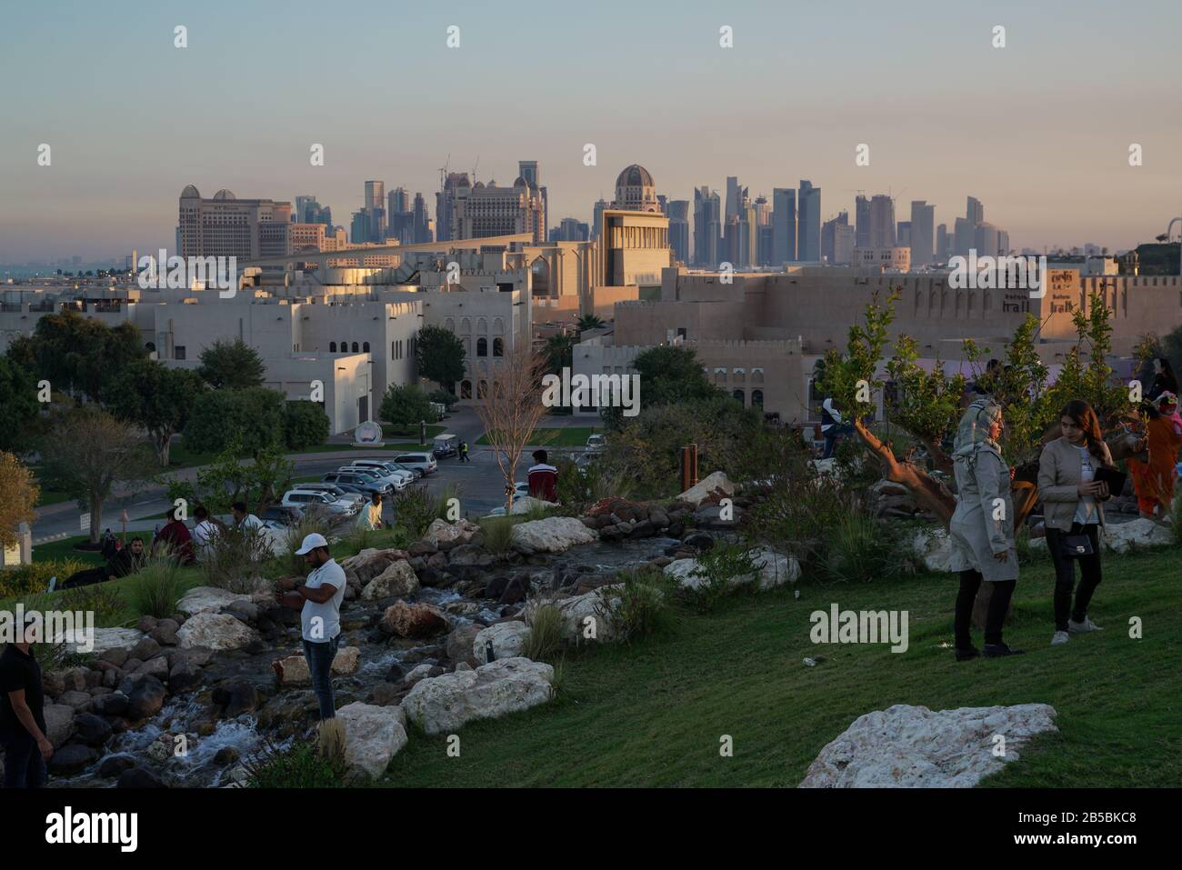 Bâtiments Du Katara Cultural Village, Doha, Qatar Banque D'Images